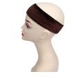 GEX FREE SHIPPING Velvet Wig grip Band Scarf Head hair band Adjustable Fasten Wig