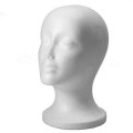 Styrofoam Mannequin Female Head Wig Hair Model