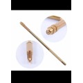 4pcs ventilation needles + 1 brass holder for Wigmaking Repair Lace wigs Toupee Knotting hook