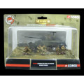 Sherman tank with US GI riders, 6 figures in total
