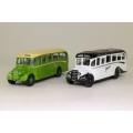 2 x Jersey Bedford OB coaches `Island Transport` set