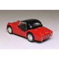 Triumph TR3a, Hard Top, Red, Black Roof