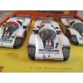 Slot It Rothmans Porsche 956 n.1.2.3 Le Mans 1982 3 Car set. 1/32