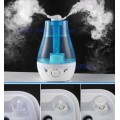 3L Tank Capacity Water Bottle Mini Home Ultrasonic Humidifier Air Purifier/Refresher w/LED Mood Lamp