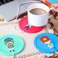 Beautiful Design 5V USB Silicone Heat Warmer Milk Tea Coffee Mug Hot Drinks Beverages Heater Pad..!