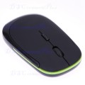 Mini 2.4GHz 1600DPI Wireless Ultra-Slim USB Optical Mouse For Macbook PC Laptop Desktop (Black)..!