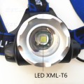 3500 Lumens Zoomable XML T6 LED Headlamp Headlight Flashlight Headband Torch (Black)..!