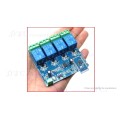 5V 4CH Bluetooth Relay Android Mobile App Remote Control Module Switch (Blue)..!
