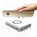 Portable Power Bank 10000mAh + Qi Wireless Charging Transmitter 2-in-1 Charger Device (Black)..!