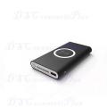 Portable Power Bank 10000mAh + Qi Wireless Charging Transmitter 2-in-1 Charger Device (Black)..!