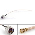 15cm IPX/u.FL to N-type Male Bulkhead Plug Pigtail Cable for PCI WiFi Radio Card Wireless Router..!