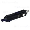 12V 24V 10A Car Accessory Cigarette Lighter Socket Male Converter Plug (Black)..!