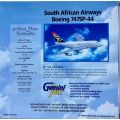 South African Airways Boeing 747SP ZS-SPB Gemini Jets GJSAA036 Scale 1:400