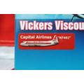 HL3003 HOBBY MASTER AIRLINERS 1:200 VICKERS VISCOUNT CAPITAL AIRLINES `NIGHT HAWK` N7402