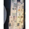 Collection  SADF border war first day covers mint condition, navy, old South Africa 15 in total