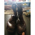 Mint condition SADF Border war boots, excellent condition size 9