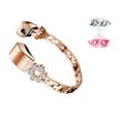 ROSE GOLD COLOUR BLING REPLACEMENT BAND WITH RHINESTONES FOR FITBIT ALTA OR ALTA HR