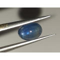 NATURAL SAPPHIRE - RICH ROYAL BLUE  OVAL CABOCHON - 1.815cts