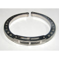 10mm Wide High Quality Stainless Steel Hinged Bangle Bracelet