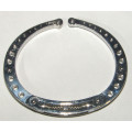 10mm Wide High Quality Stainless Steel Hinged Bangle Bracelet