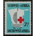 S.W.A. SACC 222 and 223: 1963. Red Cross Centenary. Set of 2 stamps, 7½c and 15c. MNH.