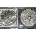2017 Silver American Eagle and 2021 Kruger Rand
