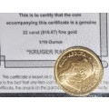 1/10 Kruger coin