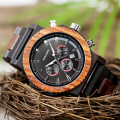 *LOWEST SHIPPING* BOBO BIRD CHRONOGRAPH WOODEN MENS WATCH WITH WATCH BOX