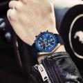 BENYAR BLUE FULLY FUNCTIONAL CHRONOGRAPH WATCH WITH SILICONE STRAP