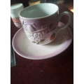 ANTIQUE STUNNING CUP AND SAUCER