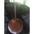 ANTIQUE LARGE WALL HANGING COPPER PAN REDUCED