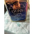 LYONS ENGLISH BREAKFAST TEA TIN