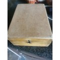 2 VINTAGE WOODEN BOXES WITH LATCH