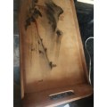 VINTAGE WOODEN TRAY 2