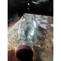 VINTAGE UNUSUAL ASHTRAY IN THE SHAPE OF A BOTTLE