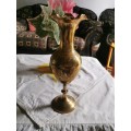 Vintage brass vase 29 cm