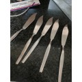5 PIECE STAINLESS SWTEEL FISH FORKS