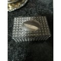 silverplated jewelry box