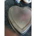 2 VINTAGE HEART PANS