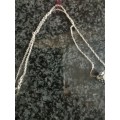 NEW 925 STERING SILVER CHAIN WITH  STERLING SILVER PENDANT