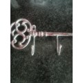 ANTIQUE IRON KEY WALL HANGER FOR CLOTHS ETC