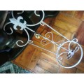 VINTAGE  IRON WALL HANGING POT STAND