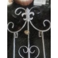 VINTAGE  IRON WALL HANGING POT STAND