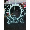 VINTAGE IRON STAND  WITH PHOTO FRAME
