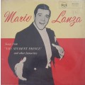 Vinyl Record: Mario Lanza - Songs from `The Student Prince` and other favourites