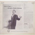 Vinyl Record: John Gary - All Time Favourite Songs