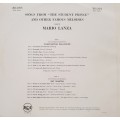 Vinyl Record: Mario Lanza - Songs from the Student Prince