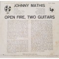 Vinyl Record: Johnny Mathis - Open Fire, Two Guitars