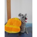 Plush Toy: Mouse with cheese