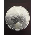 2018 ONE OZ SILVER CANADIAN MAPLE LEAF  -  UNC CONDITION- LOW START